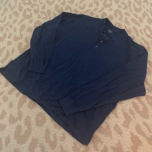 Cabelas Navy Longsleeve‎ Shirt